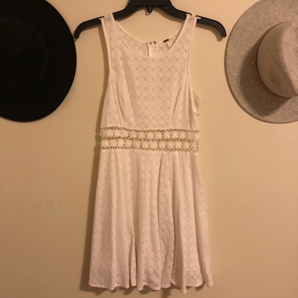 Free People daisy waist dress in ivory XS/0